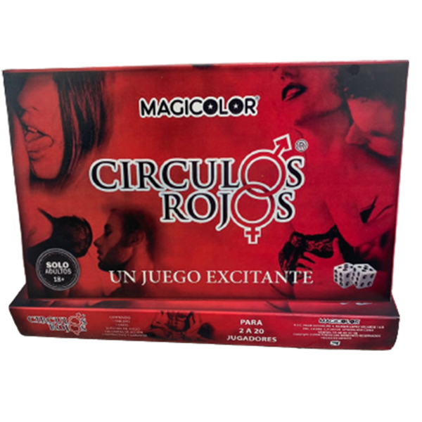 Juego de Mesa Parejas Circulos Rojos
