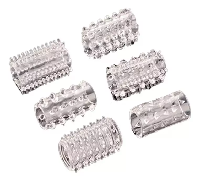 Kit 6 Pzas Funda Anillo Texturizada