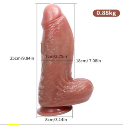 Dildo Realista Silicona 9.8 Inch
