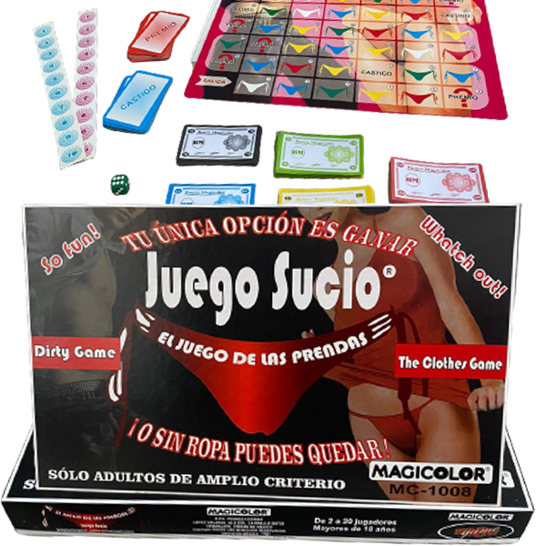 Juego De Las Prendas Juego de Mesa Sucio