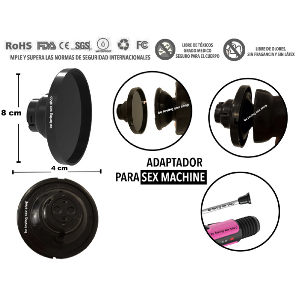 Accesorios Adaptador Ventosa Sex Machine 2-3