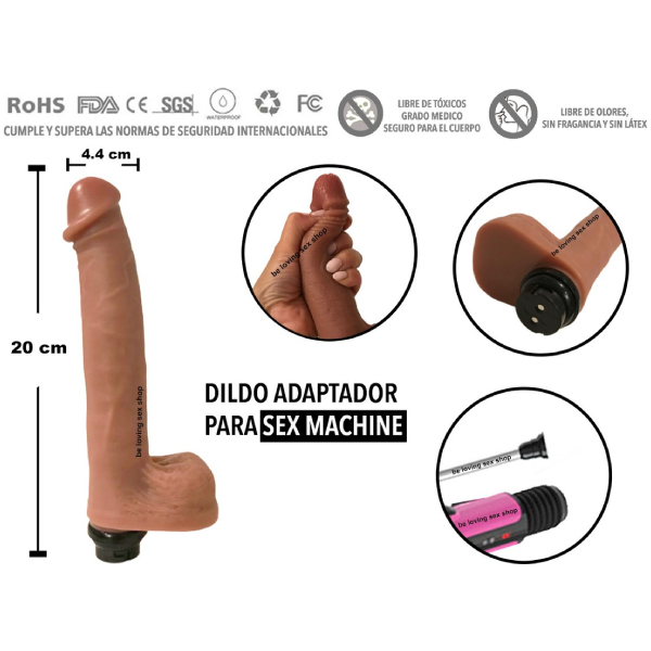 Dildo 4 Adaptador Sex Machine 2-3