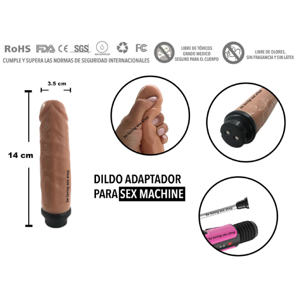 Dildo 3 Adaptador Sex Machine 2-3