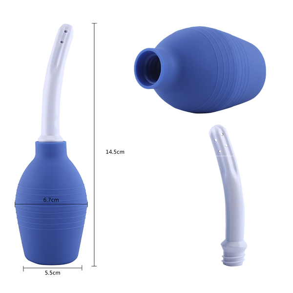 Bomba Limpieza Anal Vaginal 310 Ml Azul