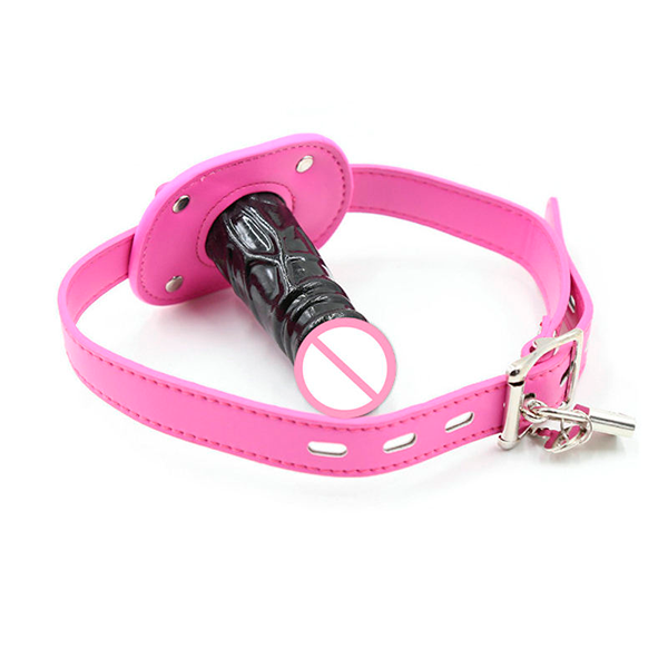 Mordaza Con Plug Bdsm Dildo Pequeño Rosa