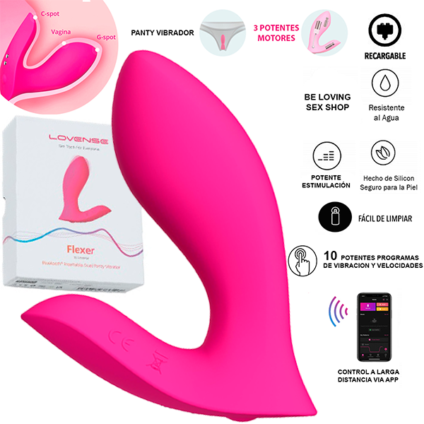 Vibrador Premium Lovense Flexer Panty