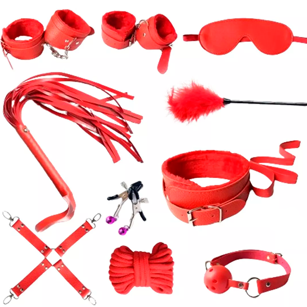 Kit Bondage de 10 Piezas Negro
