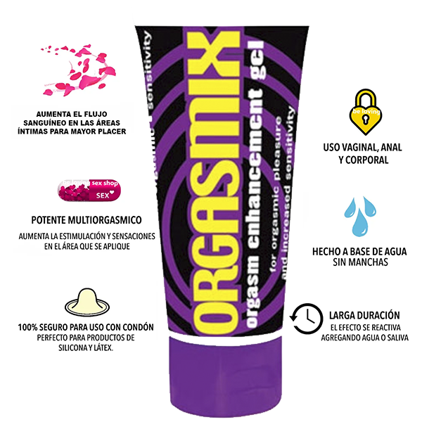 Lubricante Estimulante Femenino Orgasmix 30 Ml