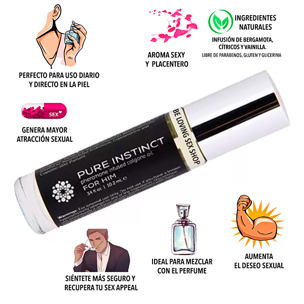 Perfume Feromana Pure Instinct For Him 10 Ml