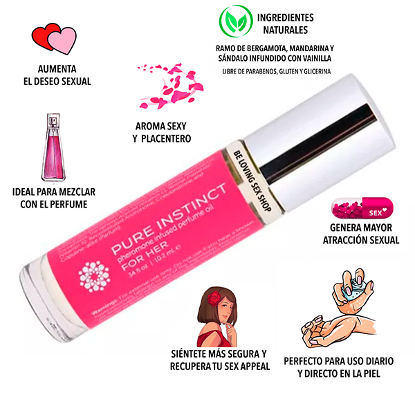 Perfume Feromana Pure Instinct For Her 10 Ml