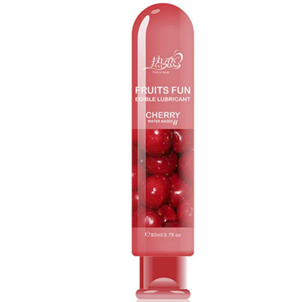 Lubricante Natural Base Agua Cereza 80 Ml
