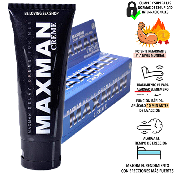 Crema Retardante MaxMan 50 Ml