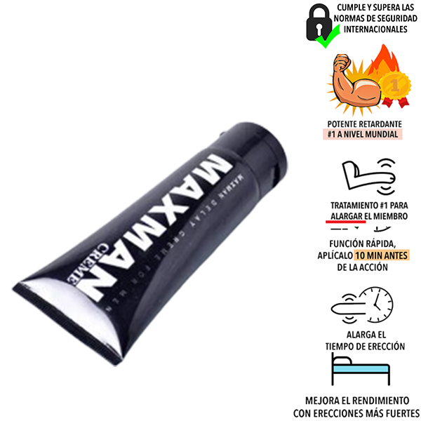 Crema Retardante MaxMan 50 Ml