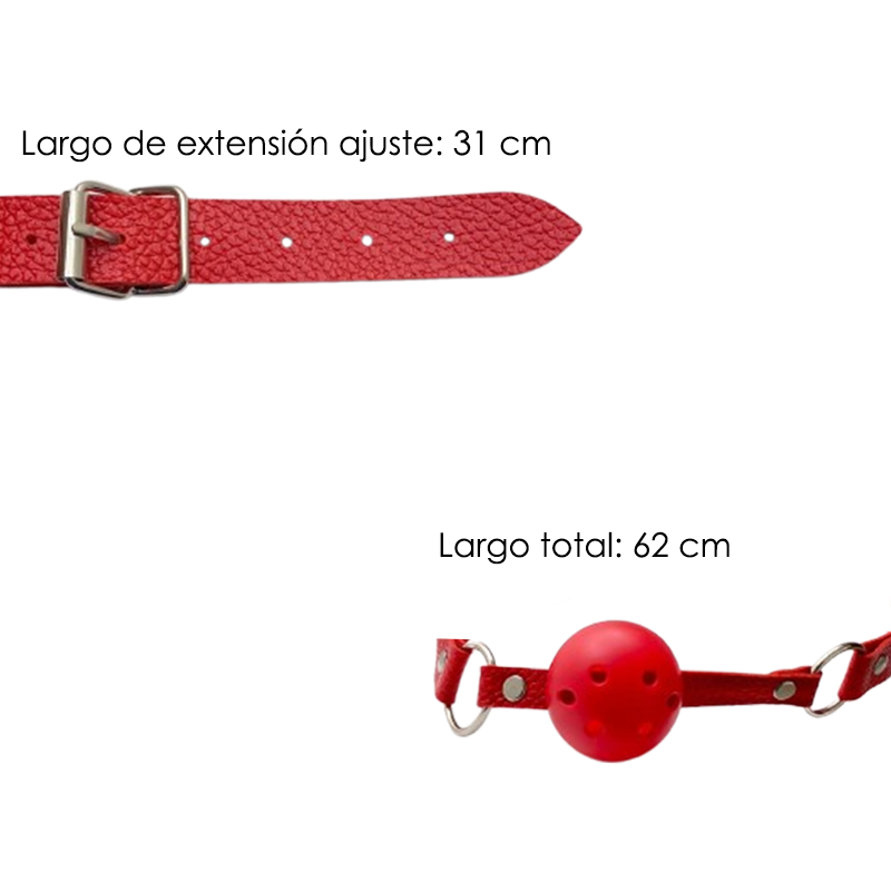 Mordaza Bola Gag Ball Fetish