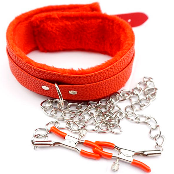 KIT Collar Con Pinzas BDSM